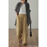 ワイドパンツ レディース パンツ リネン レーヨン 刺繍 レース ゆったり ナ | HUG.U | 詳細画像21 