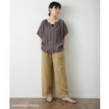 ワイドパンツ レディース パンツ リネン レーヨン 刺繍 レース ゆったり ナ | HUG.U | 詳細画像3 