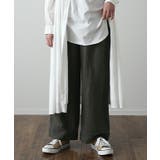 ワイドパンツ レディース パンツ リネン レーヨン 刺繍 レース ゆったり ナ | HUG.U | 詳細画像5 