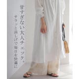 ペチパンツ 綿 コットン チェック パンツ ペチコート インナー レイヤード | HUG.U | 詳細画像2