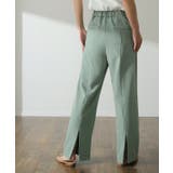 パンツ レディース フレアパンツ 楽 きれいめ ゆったり ワイドパンツ ゴム | HUG.U | 詳細画像5 