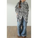 シャツ レディース トップス ペイズリー柄 スリット ロング ロングシャツ ブ | HUG.U | 詳細画像3 