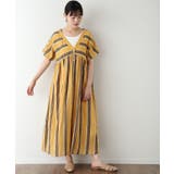 ワンピース 綿 麻 シャツワンピース ストライプ ボーダー マルチボーダー リ | HUG.U | 詳細画像5 