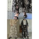 スカート シフォン 花柄 ロングスカート フレア ロング ゴム 大柄 小花柄 | HUG.U | 詳細画像22