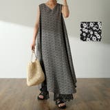 小花柄 | ワンピース ロング ノースリーブ ロングワンピース レディース ワンピ マキシ | HUG.U