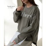 Tシャツ レディース トップス ロゴT 半袖 ドルマン 二の腕カバーきれいめ | HUG.U | 詳細画像15 