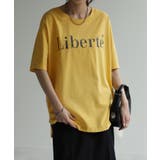 Tシャツ レディース トップス ロゴT 半袖 ドルマン 二の腕カバーきれいめ | HUG.U | 詳細画像19 