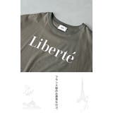 Tシャツ レディース トップス ロゴT 半袖 ドルマン 二の腕カバーきれいめ | HUG.U | 詳細画像21 
