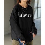 Tシャツ レディース トップス ロゴT 半袖 ドルマン 二の腕カバーきれいめ | HUG.U | 詳細画像6 