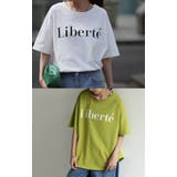 Tシャツ レディース トップス ロゴT 半袖 ドルマン 二の腕カバーきれいめ | HUG.U | 詳細画像9 