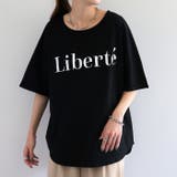 ブラック(半袖) | Tシャツ レディース トップス ロゴT 半袖 ドルマン 二の腕カバーきれいめ | HUG.U