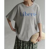 ライトグレー(半袖) | Tシャツ レディース トップス ロゴT 半袖 ドルマン 二の腕カバーきれいめ | HUG.U