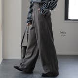 パンツ レディース ワイドパンツ ベイカーパンツ 脚長 チノパン ストレート | HUG.U | 詳細画像11 