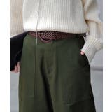パンツ レディース ワイドパンツ ベイカーパンツ 脚長 チノパン ストレート | HUG.U | 詳細画像18 