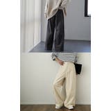パンツ レディース ワイドパンツ ベイカーパンツ 脚長 チノパン ストレート | HUG.U | 詳細画像19 