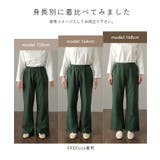 ペチパンツ 綿100% レディース レイヤード パンツ セミフレア ボトムス | HUG.U | 詳細画像20 
