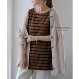 タンクトップ レディース トップス ボーダー 綿100% ノースリーブ レイヤ | HUG.U | 詳細画像15