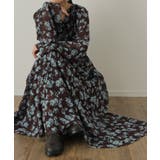 ミントブラウン | ワンピース ロング 2点セット インナー付き シフォン ロングワンピ ペチコー | HUG.U