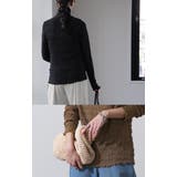 トップス レディース シャーリング レイヤード 重ね着 シアー インナー 肌隠 | HUG.U | 詳細画像19 