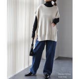 トップス レディース シャーリング レイヤード 重ね着 シアー インナー 肌隠 | HUG.U | 詳細画像21 