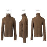 トップス レディース シャーリング レイヤード 重ね着 シアー インナー 肌隠 | HUG.U | 詳細画像23 