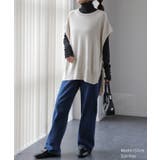 トップス レディース シャーリング レイヤード 重ね着 シアー インナー 肌隠 | HUG.U | 詳細画像8 