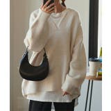 ニット レディース トップス レイヤード Vネック セーター 長袖 お尻が隠れ | HUG.U | 詳細画像11