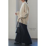 ニット レディース トップス レイヤード Vネック セーター 長袖 お尻が隠れ | HUG.U | 詳細画像22