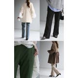パンツ レディース セミフレア あったか ロング 微起毛 フレアパンツ ボトム | HUG.U | 詳細画像19 