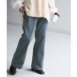 パンツ レディース セミフレア あったか ロング 微起毛 フレアパンツ ボトム | HUG.U | 詳細画像25 