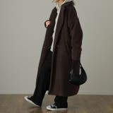 モカブラウン | コート レディース アウター ボア ロングコート ロング ボアコート 暖か ボ | HUG.U