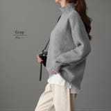 ニット レディース トップス セーター タートルネック タートル 長袖 ハイネ | HUG.U | 詳細画像15 