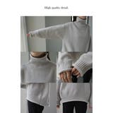 ニット レディース トップス セーター タートルネック タートル 長袖 ハイネ | HUG.U | 詳細画像37 