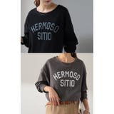 トップス レディース カットソー ロンT ロゴ 長袖 Tシャツ ロング チュニ | HUG.U | 詳細画像17 