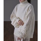 ニット レディース トップス  タートルネック セーター ハイネック 長袖 タ | HUG.U | 詳細画像5 