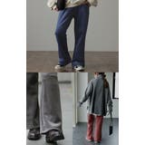 パンツ レディース 裏起毛 暖か フレアパンツ ロング ボア ボトムス 厚手 | HUG.U | 詳細画像25 