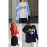 カットソー レディース トップス ロゴT 長袖 ロンT ロング Tシャツ チュ | HUG.U | 詳細画像22 