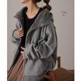 パーカー レディース アウター 裏ボア 極暖 トップス スウェット トレーナー | HUG.U | 詳細画像16 