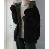 パーカー レディース アウター 裏ボア 極暖 トップス スウェット トレーナー | HUG.U | 詳細画像18 