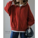 パーカー レディース アウター 裏ボア 極暖 トップス スウェット トレーナー | HUG.U | 詳細画像19 