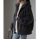 ダークグレー | パーカー レディース アウター 裏ボア 極暖 トップス スウェット トレーナー | HUG.U