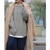 ニット レディース トップス セーター アームウォーマー 指穴 ボートネック | HUG.U | 詳細画像24 