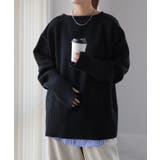 ニット レディース トップス セーター アームウォーマー 指穴 ボートネック | HUG.U | 詳細画像27 