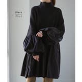 ニット レディース トップス プルオーバー ハイネック タートル チュニック | HUG.U | 詳細画像12 