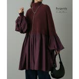 ニット レディース トップス プルオーバー ハイネック タートル チュニック | HUG.U | 詳細画像16 