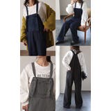 サロペット レディース オールインワン オーバーオール デニム 綿 パンツ ワ | HUG.U | 詳細画像20 