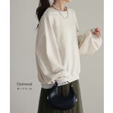 スウェット レディース トップス トレーナー バルーン袖 無地 長袖 オーバー | HUG.U | 詳細画像21 