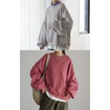 スウェット レディース トップス トレーナー バルーン袖 無地 長袖 オーバー | HUG.U | 詳細画像29 