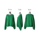 スウェット レディース トップス トレーナー バルーン袖 無地 長袖 オーバー | HUG.U | 詳細画像30 