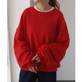 スウェット レディース トップス トレーナー バルーン袖 無地 長袖 オーバー | HUG.U | 詳細画像5